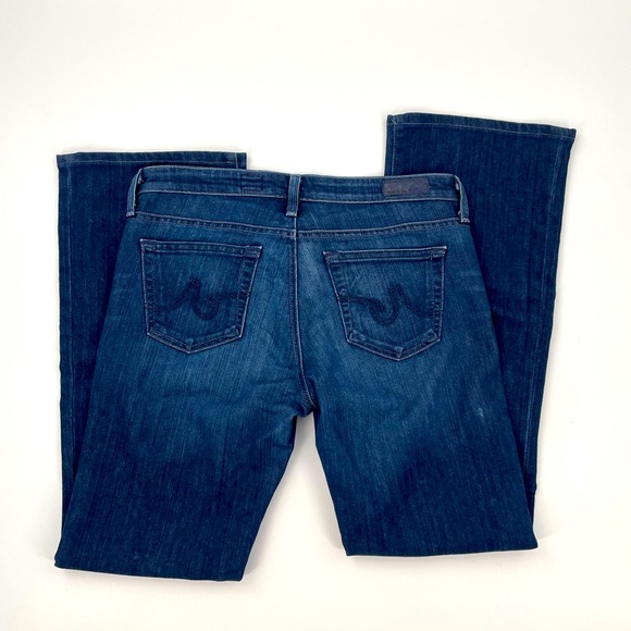 AG Adriano Goldschmied The Angel Bootcut Dark Wash  Midrise Y2K Denim - Picture 10 of 12